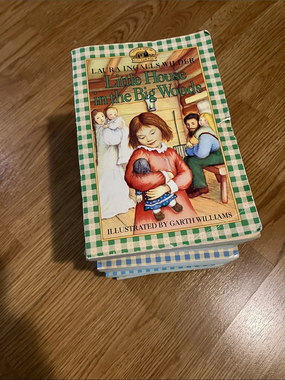 Laura Ingalls Wilder Little House on Prairie Plaid paperback set of 9 + 1 extra